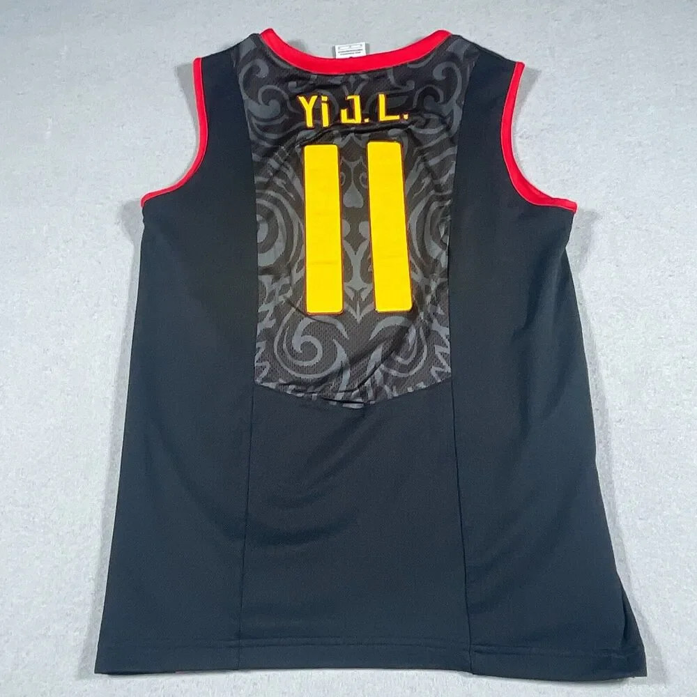 CHINA‎ National Team Jersey Medium YI J. L. #11 Nike Black Alternate 2008-2010